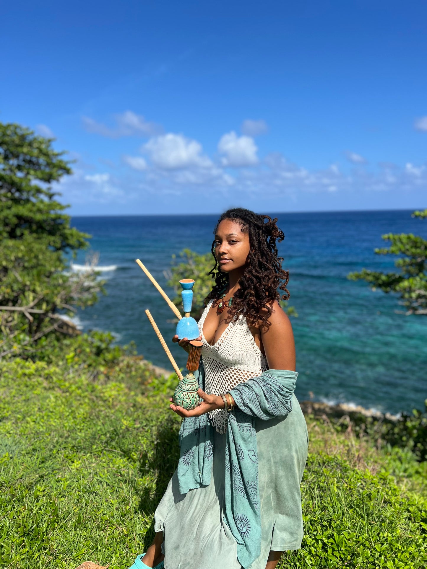 Turquoise Ankh Alchemy Steamaz