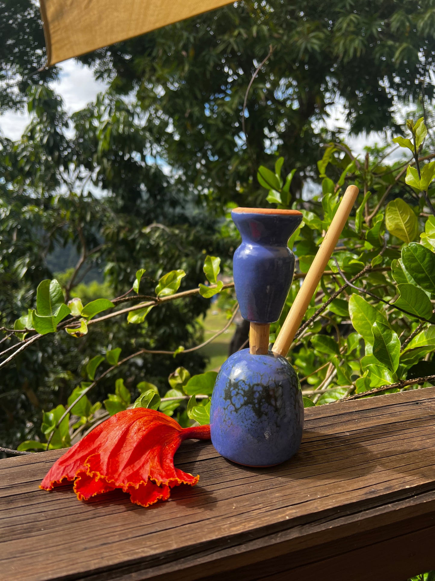 Likkle Tie-Dye Indigo Steamaz