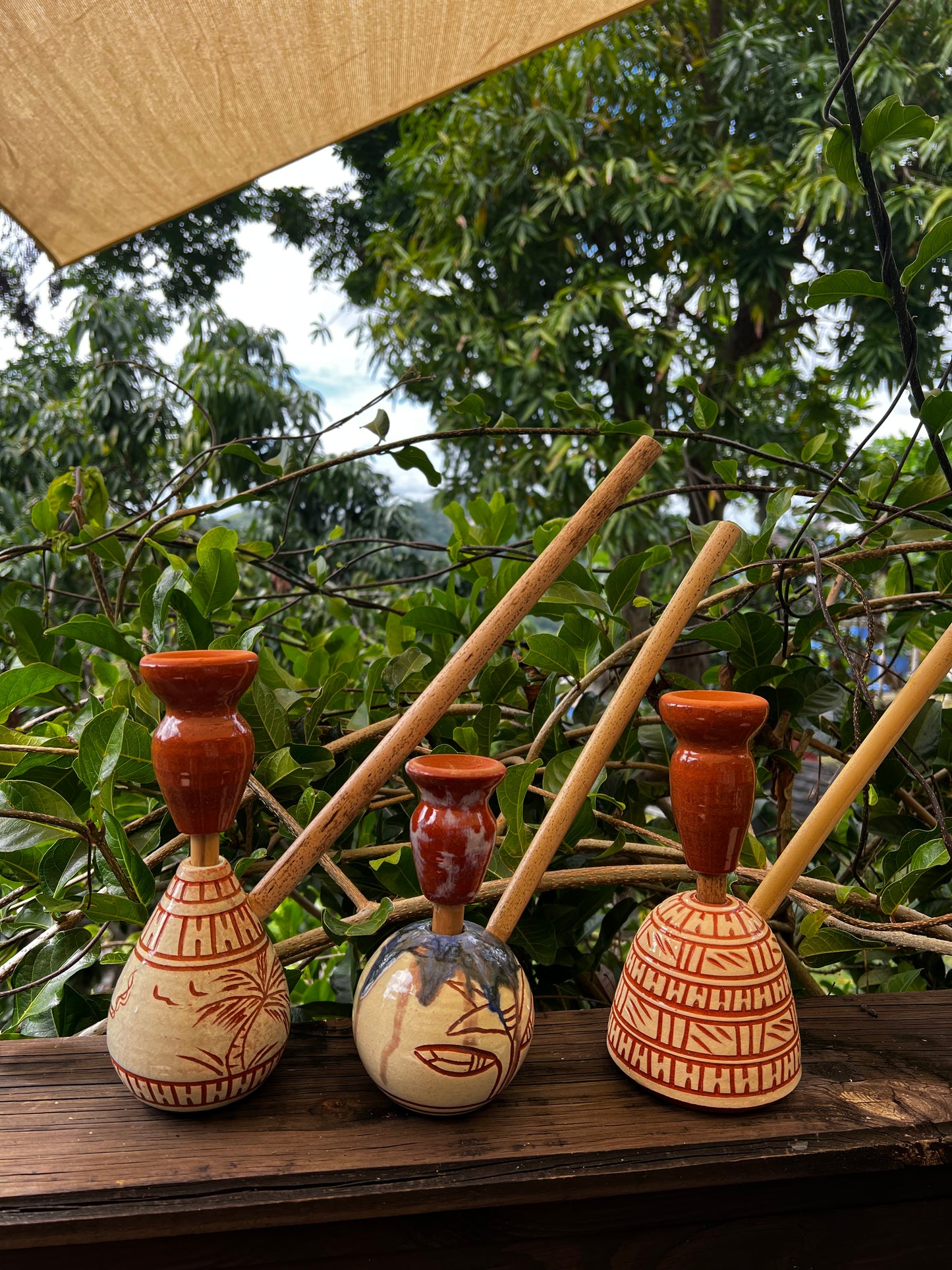 JahMekYah Terracotta Steam Chalice