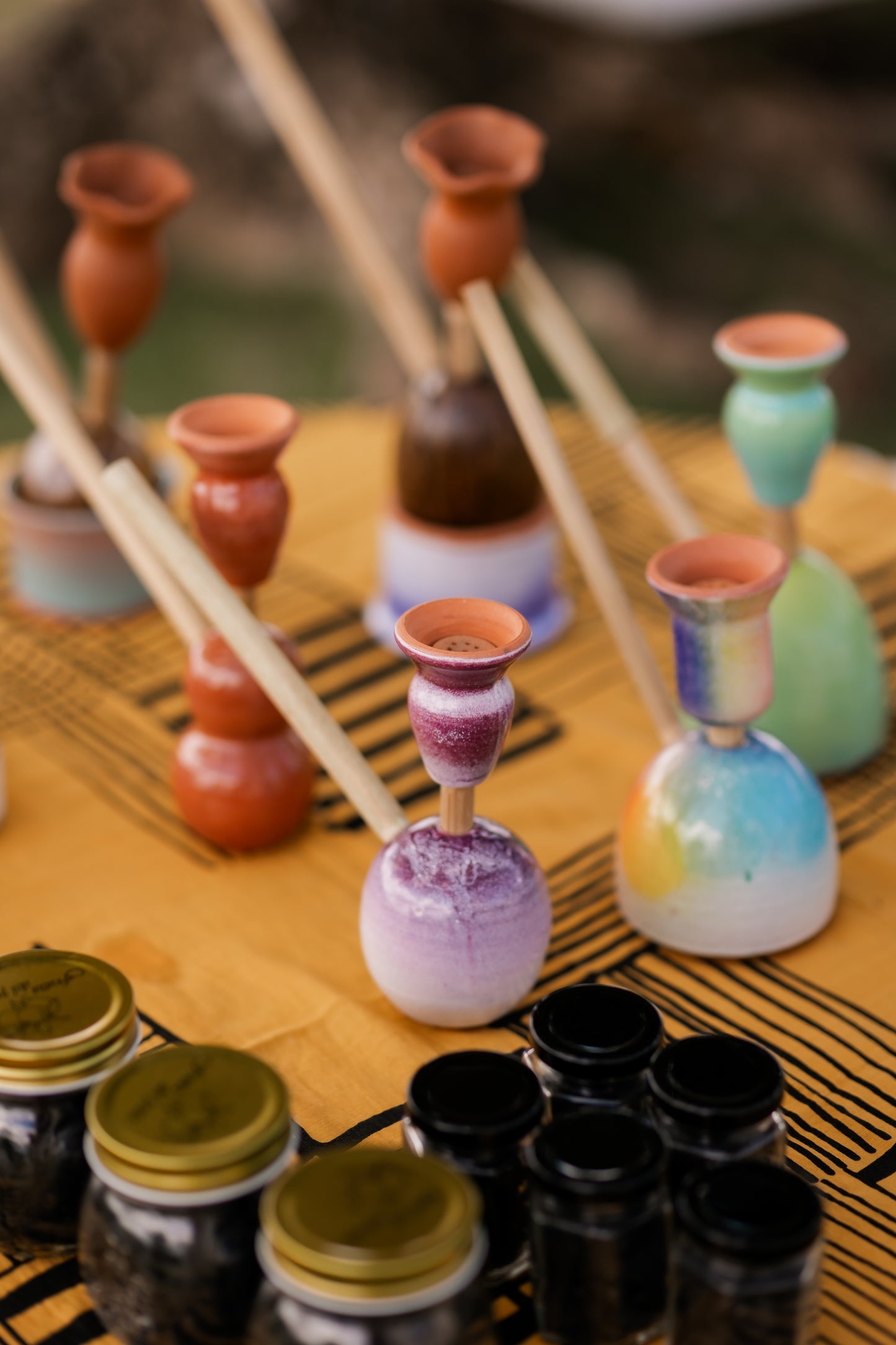 Custom Color & Shape Clay Ceramic Steam Chalice