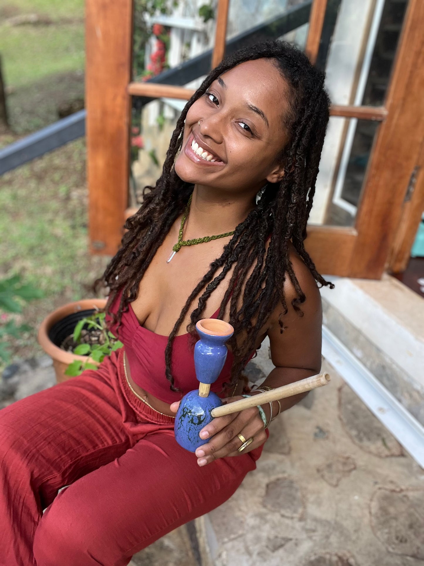 Likkle Tie-Dye Indigo Steamaz