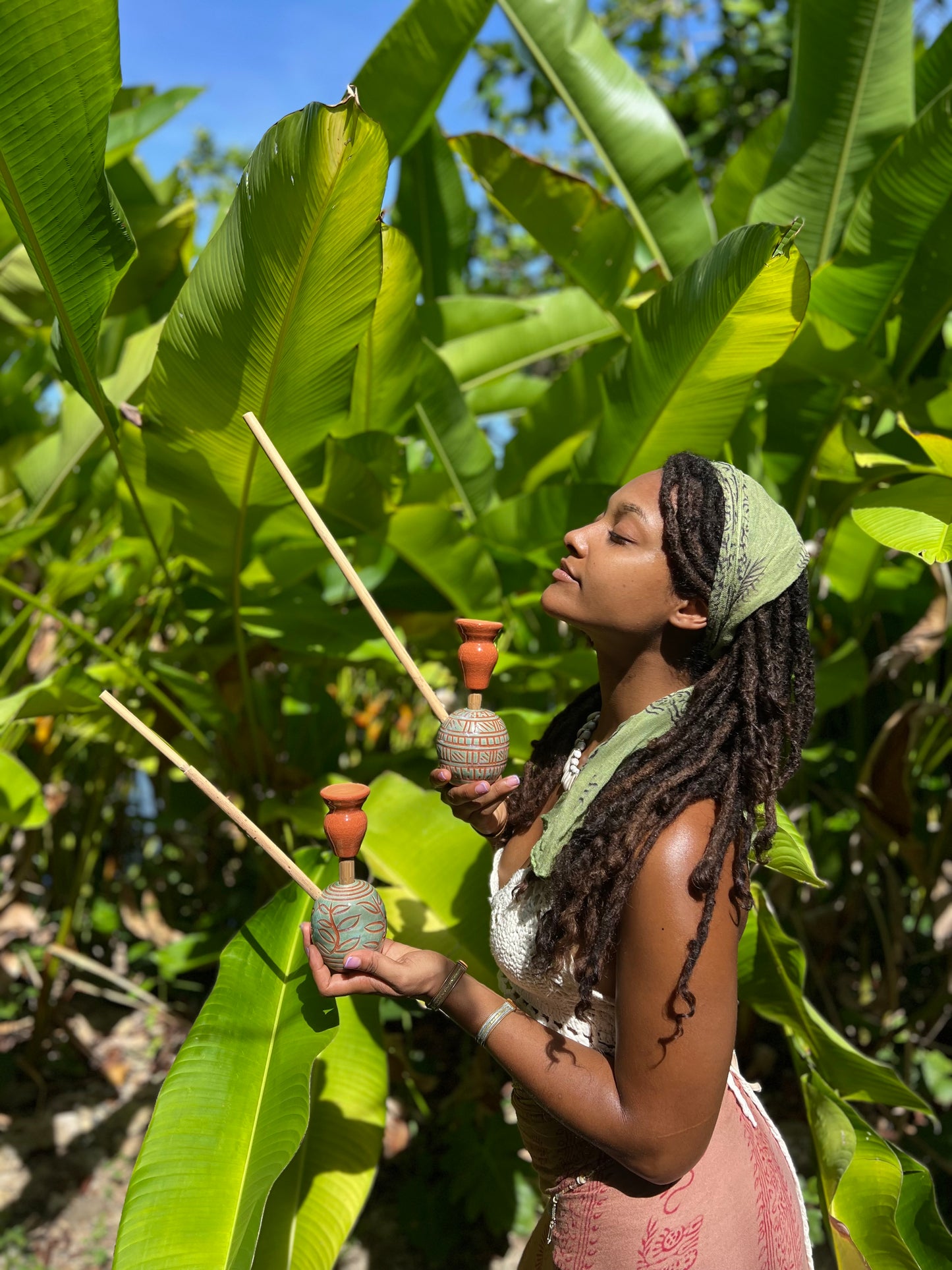 Likkle Turquoise Leaf Of Life Steamaz