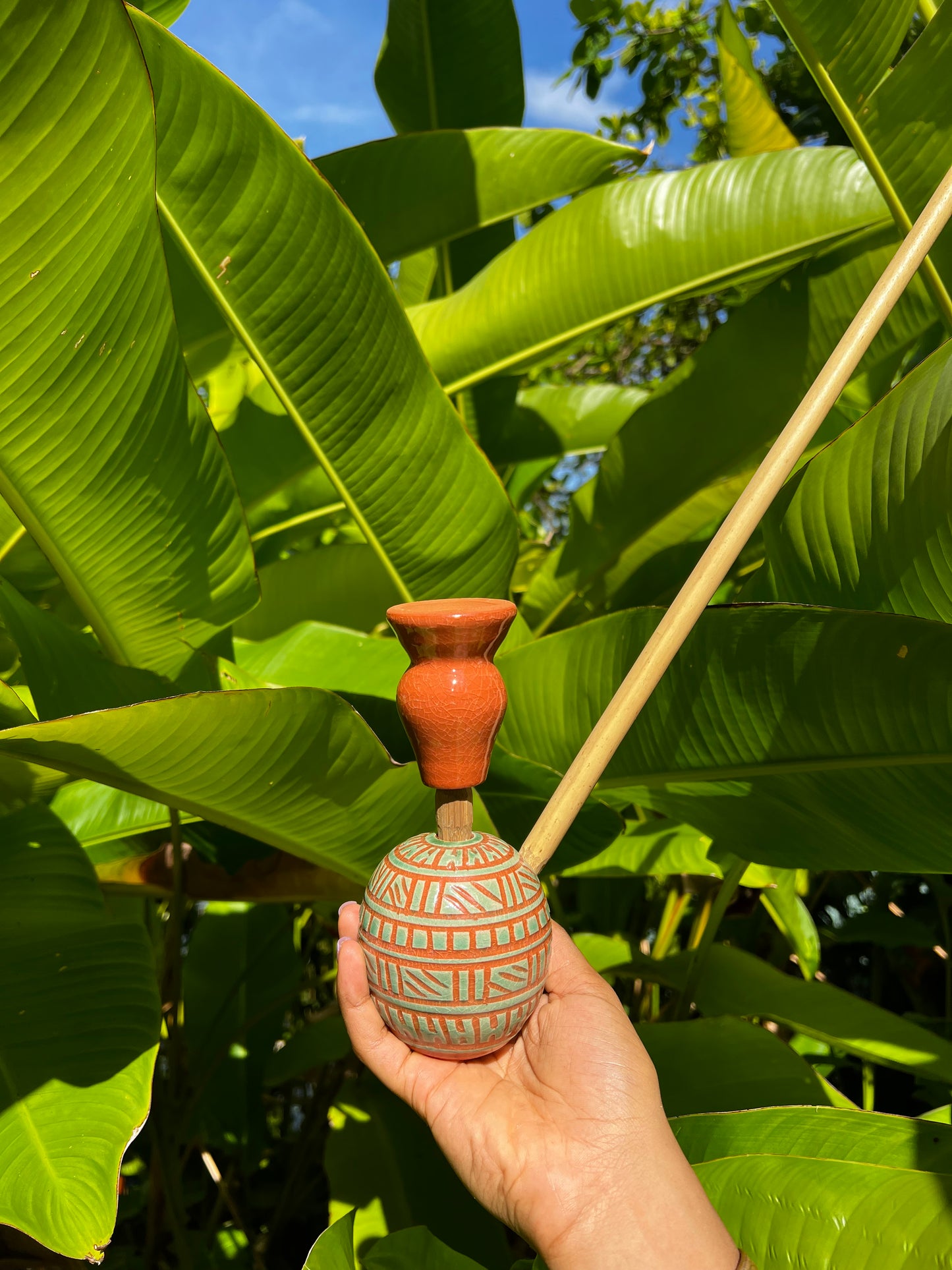 Likkle Turquoise Aztec Steamaz