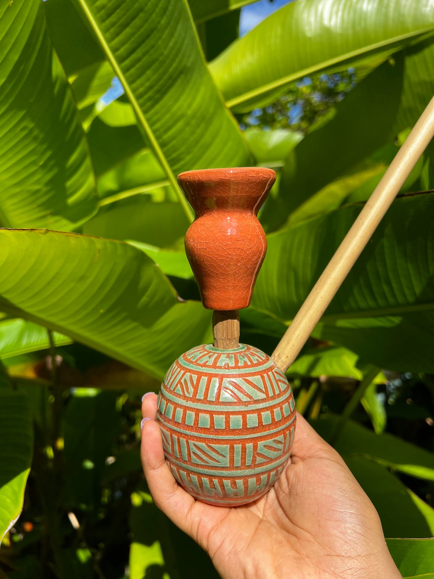 Likkle Turquoise Aztec Steamaz