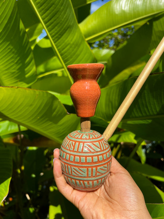 Likkle Turquoise Aztec Steamaz