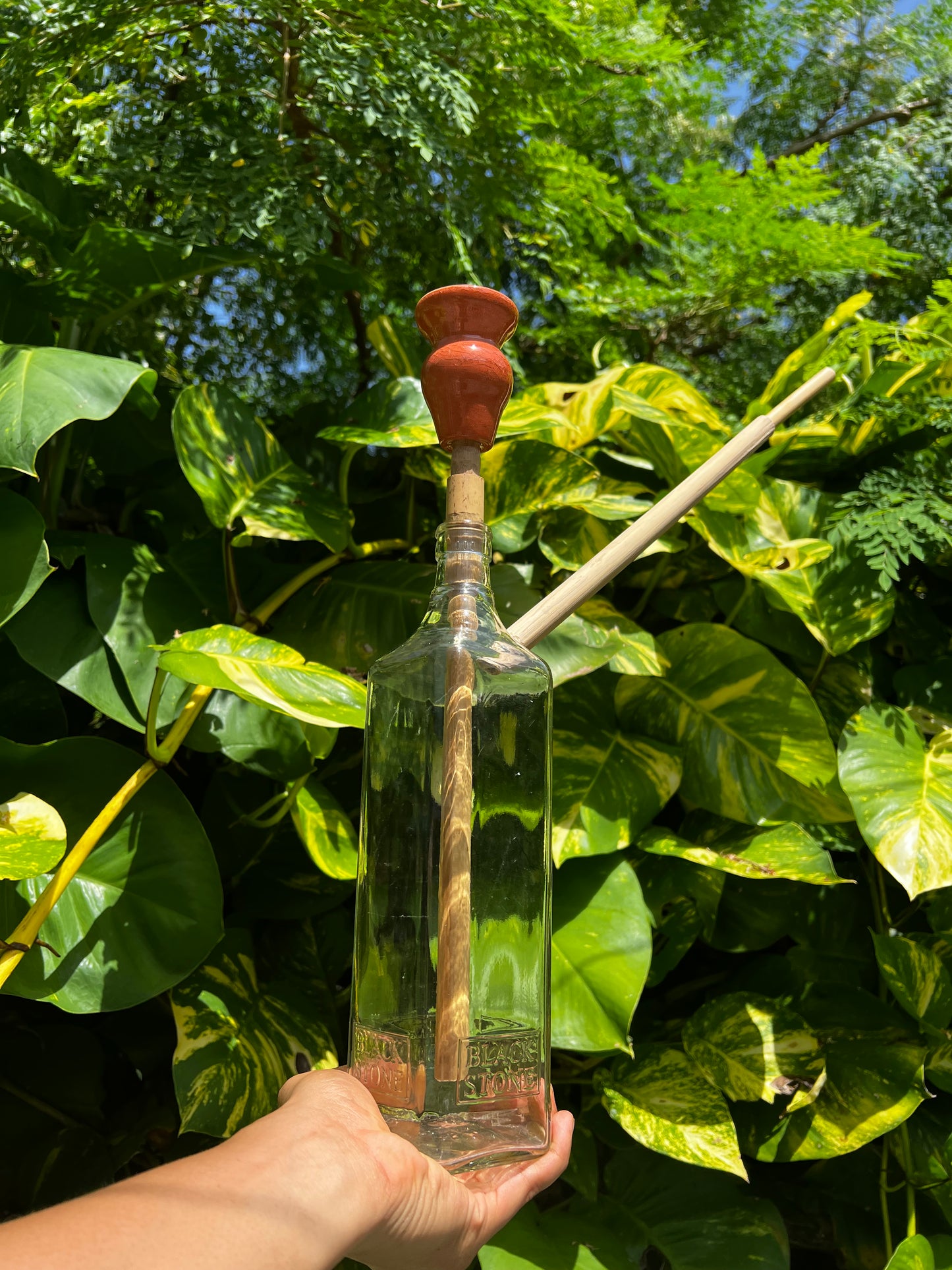 Black Stone Beauty Glass Steam Chalice
